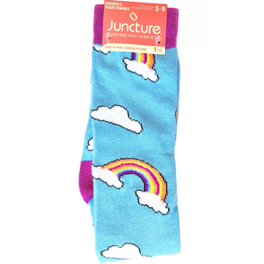 Rainbow Knee High Socks